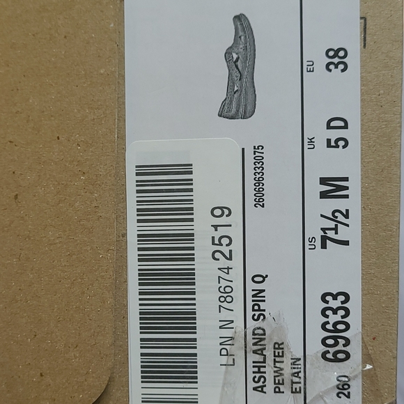 Clarks Women's Ashland Spin Q Loafer, Pewter, 7.5 M - Picture 10 of 13